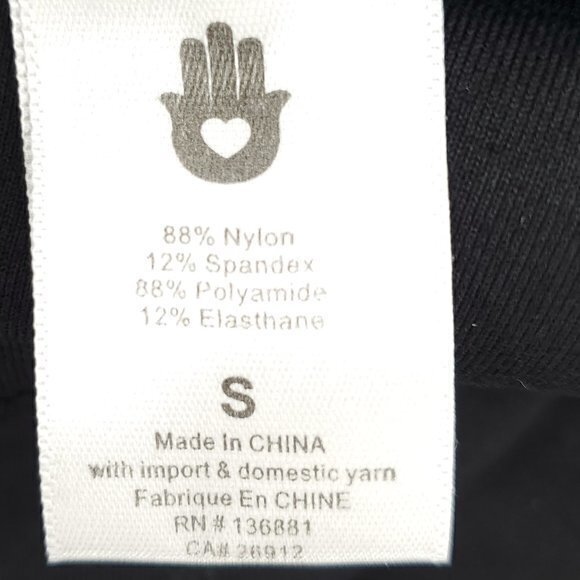 Spiritual Gangster Collegiate Logo Practice Performance Spellout Leggings S - Picture 15 of 16